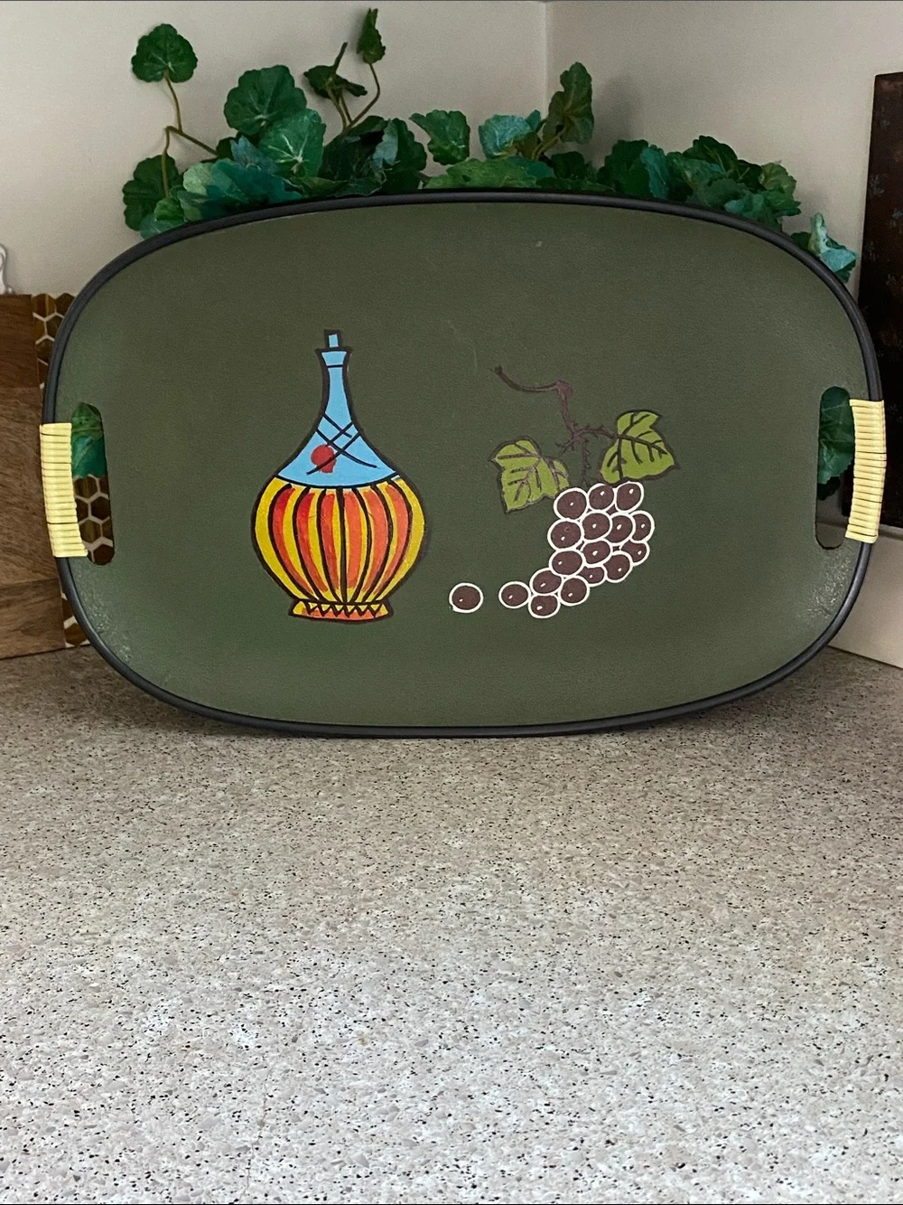 Vintage 1960’s Mid-Century Modern Barware Tray